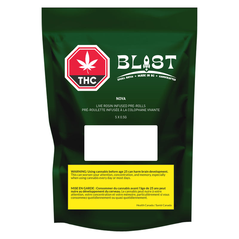Blast Nova Live Rosin Infused Prerolls