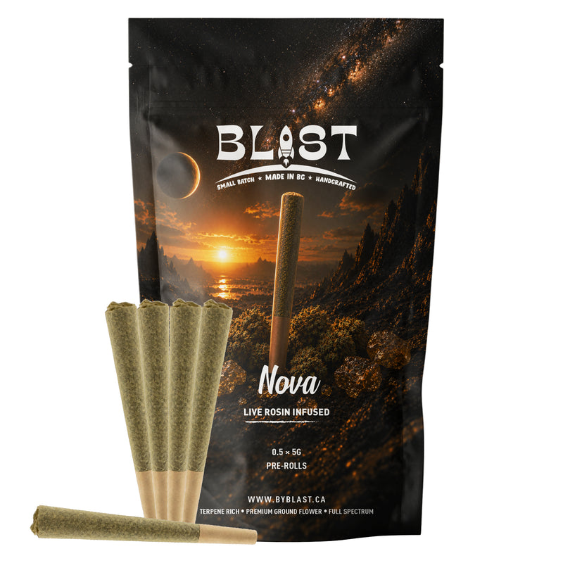 Blast Nova Live Rosin Infused Prerolls