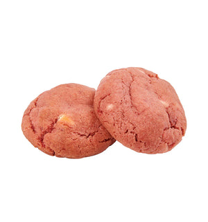 two Olli Raspberry Cheesecake Cookies