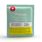 Packaging of Emprise Peppermint Hot Chocolate with 20mg CBD content, in a sealed sachet with branding and dosage information.