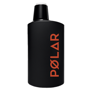 Black bottle with 'Polar' branding on a white background