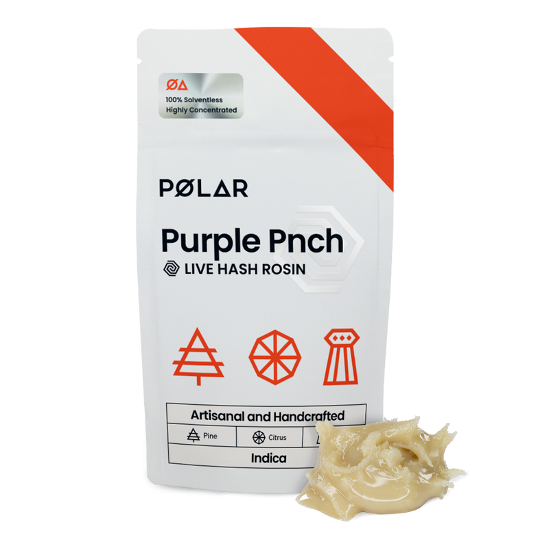 Polar Purple Punch Live Hash Rosin LTO