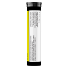 Medication tube with label on a white background