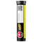 Black and yellow vape pen with RAD branding and THC warning label on a white background