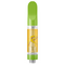 Vape pen with green cap and body on a white background