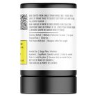 Cannabis product packaging with label and QR code on a white background