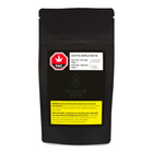 A black stand-up pouch of Smoke Ops Streudlez THC disposable vape cartridges, featuring a white and red THC warning label and a yellow warning label on a white background.