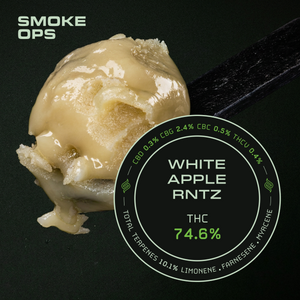 White Apple Rntz Live Hash Rosin