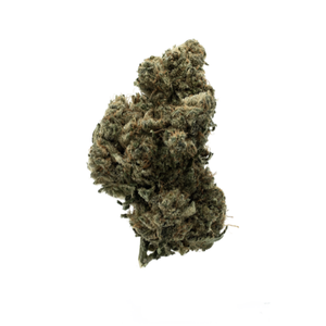 Close-up of a clump of cannabis on a white background