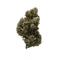 Close-up of a clump of cannabis on a white background