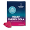 Packaging of Wana Quick Relief Cherry Cola gummies, showing the product name and the image of a cherry cola gummy candy.