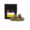 Spectrum Reserve White Widow Kush packaging with dry cannabis flower from the Spectrum Reserve White Widow Kush strain in the foreground.
