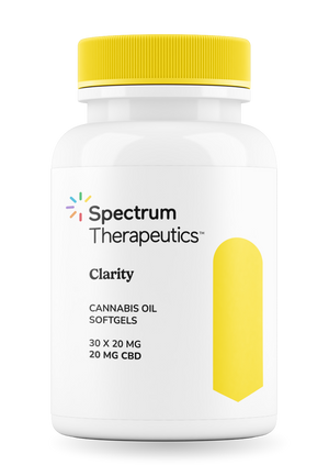 Spectrum Therapeutics - CBD : CBG 1:1 Gélules molles | Formule Clarity | 30 x 20 mg