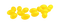 Yellow jelly beans on a white background