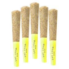 Set of cylindrical products with yellow accents on a white background