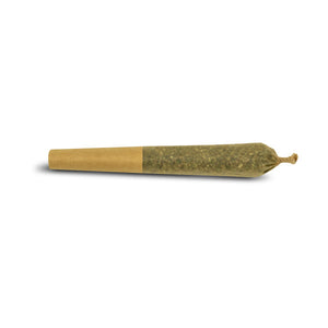 Cannabis joint on a white background