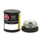 Spectrum Reserve Afghan Black Live Pressed Hash container with open lid on a white background