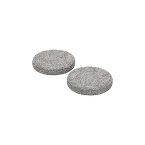 Two gray felt filling pads for the Storz & Bickel Volcano Hybrid vaporizer.