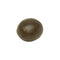 Brown spherical hash on a white background