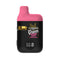 Black and pink vape device with branding on a white background