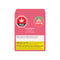 Pink packaging of THC gummies with Wana branding on a white background