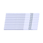 White PRJs with a logo on a white background