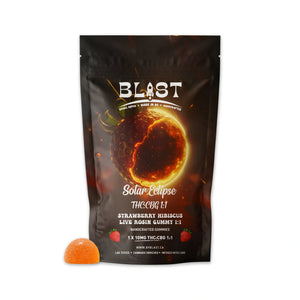 Blast Solar Eclipse gummy on a white background