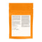 Orange package with a white label on a white background
