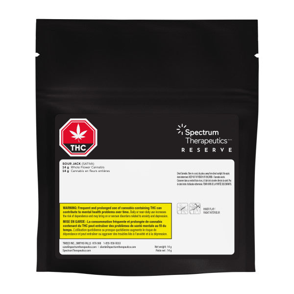 Spectrum Reserve SR Sour Jack strain packaging 