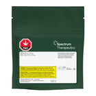 Green packaging of Spectrum Therapeutics with THC warning label on a white background