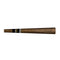 blunt with dark brown wrap with a small black-and-white checkered label near the tip. 