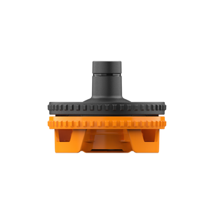 An image of a Storz & Bickel Filling Chamber Housing, predominantly orange with black accents, designed for the VOLCANO HYBRID & EASY VALVE models.