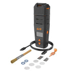Venty vape with charging cord, filters, and cleaning accessories