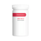 white bottle of cannabis packaging with red label