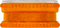 This is a grinder from Storz & Bickel made of orange plastic, pictured from the side
