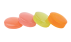 Olli Orchard 1:1 Cannabis Infused Hard Candy with four flavored candies displayed